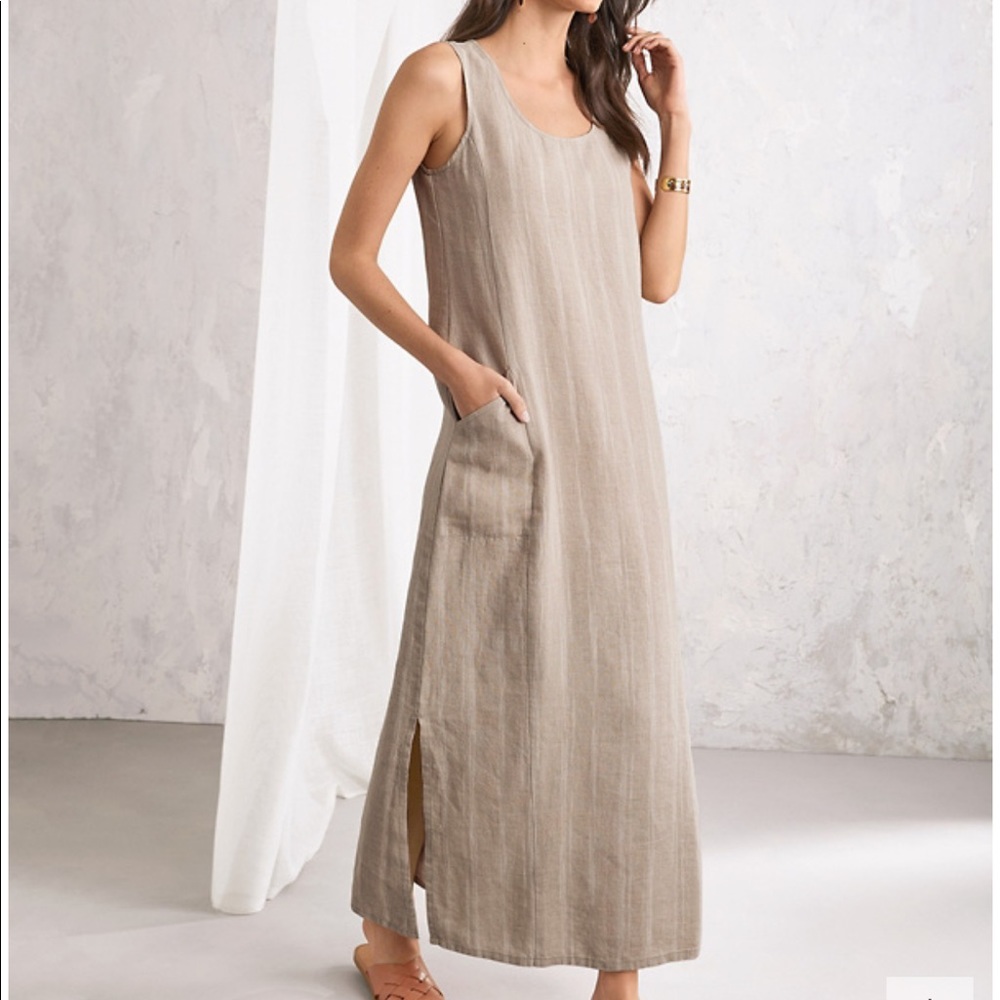 Garnet Hill linen dress